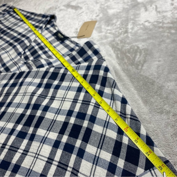 NWT RACHEL COMEY sz 6 Grateful Midi Dress 100% Cotton Plaid V-neck Short Sleeve - Picture 9 of 16